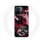 Coque pour Xiaomi Redmi 12C Demon Slayer Tanjiro Nezuko Attaque Combat - Maniacase