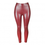 Naiste kunstnahast p&uuml;ksid elastsed kitsad tagumikku t&otilde;stetud k&otilde;rge v&ouml;&ouml;kohaga l&auml;ikiv pehme hingav figuuri kujundav Tummy Control Solid Color Lady &ouml;&ouml;klubi L veinipunane v&auml;rv