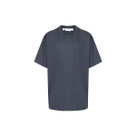 OFF-WHITE Rubber Diagonals Oversized T-Shirt Washed Black Men Streetwear OMAA038S22JER0024646 XS
