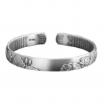 Retro S999 Jalah&otilde;be Lootos Buddha K&auml;si H&otilde;bedane K&auml;ev&otilde;ru Naiste Lootose Kingitus Ema H&otilde;bedane K&auml;ev&otilde;ru Ehted Emadep&auml;eva Kingitus Adjustable size