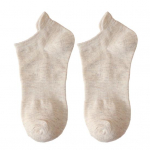 1 paar Meeste sokid Madala l&otilde;ikega, L&otilde;hnata Madal &uuml;hev&auml;rviline K&otilde;rge Elastsus Libisemisvastane Hingav Pehme beež