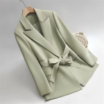 Kikilips &auml;ri&uuml;likonna jope naiste bleiserite jaoks. XXL roheline