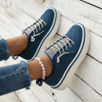 Naiste tossud Zapatillas Mujer Uus mood Kristallplatvorm Vabaaja spordijalatsid Naiste paelad Hingavad Naiste jooksujalatsid 36