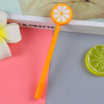 1 t&uuml;kki puuviljad armsad Kawaii kooli kontoritarbed kirjatarbed geelpliiatsi k&auml;epidemed loomingulised magus sidruni apelsin arbuus p&auml;ris armas