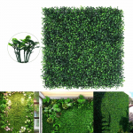 Kunstlik taimne muru taustadekoratsioon Seina roheluspaneelid rippuvad 40cmx60cm Green