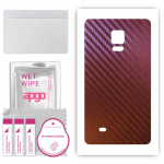 apgo skin sticker film foil vinyl for the BACK compatible with Samsung Galaxy Note 4 N910, scratch-resistant, easy to install - Carbon Chameleon CAKA5