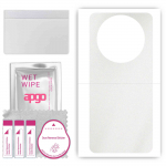 apgo Protective Skin Sticker for the back compatible with Honor X40 GT, Wrap Film, Foil, Vinyl - Pattern Matte Transparent