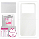 apgo Protective Skin Sticker for the back compatible with Umidigi G5, Wrap Film, Foil, Vinyl - Pattern Matte Transparent