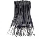 K&auml;e randmerihm Airpods Pro 2 USB-m&auml;lupulkade kaardihoidja ID-m&auml;rgid v&otilde;tmed v&otilde;tmehoidja l&uuml;hike nailonist n&ouml;&ouml;riga telefonikett maandumisvarustus must