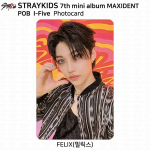 Stray Kidsi 7. minialbum Maxident POB Photocard Aladin JYP Soundwave MK ifive Felix - ifive