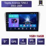 Toyota Avensis T250 2 2003-2009 Carplay Android autoraadio GPS-navigatsioonis&uuml;steemile 2din 2+32GB 1+16GB