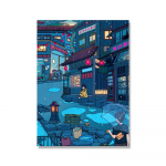 Kuum plakat Seerlight Anime plakat Linna &ouml;&ouml;kaunistus Art Decor Maalimine Kodukaunistus Kawaii toa kujundus L&otilde;uendiplakat 21x30cm No Framed