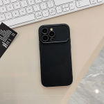 Pehme silikoonkorpus Fashion Paindlik TPU &uuml;mbris t&auml;ielik tagakaas iPhone'ile Samsung Xiaomi Poco Redmi HUAWEI HONOR REDMI K20 must