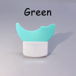 Silikoonist silmameigi abivahend &ndash; multifunktsionaalne ripsmetu&scaron;&scaron;i kaitse, lauv&auml;rvi aplikaator, korduvkasutatav silmapliiatspadja mall sinine