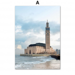 Rannajoon rannatool Majakas vaalasaba plakatid ja tr&uuml;kised L&otilde;uendimaaling P&otilde;hjamaade seinakunstipildid Elutoa sisekujundus 21X30cm No Frame