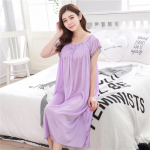 Suvised naiste j&auml;&auml;siidist &ouml;&ouml;s&auml;rgid pidžaamad Kodu Suures suuruses Pluss paksuses Kevadine pikk seelik &uuml;hev&auml;rviline Seksikas &ouml;&ouml;s&auml;rk XXXXL beež