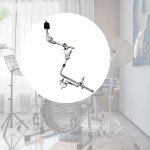 Cymbal Holder Clamp Grabber Arm Adjustable Percussion Instrument Easy to Install