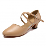 Pehme tallaga madala kontsaga t&uuml;drukute kaasaegsed seltskonnatantsukingad Naiste ladina salsa tango tantsukingad 38 kaamel