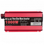 Puhas siinuslaine muundur 12 V/24 V kuni 220 V nimiv&otilde;imsus 1000 W kuni 3000 W s&otilde;idukile paigaldatav inverter 1000W12V punane