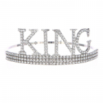 Mood Kuninga Kroon Mees S&uuml;nnip&auml;eva Kroon Tiiara Koogi M&uuml;ts Peotarbed Kristall Peapael Juukseaksessuaarid