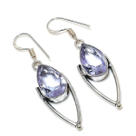 Amethyst Gemstone Handmade 925 Sterling Silver Gift Jewelry Earring 1.89 j8j56