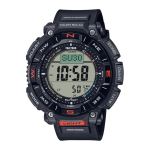Casio Protrek k&auml;ekell Climber Line p&auml;ikeseenergial t&ouml;&ouml;tav biomassi plastikust PRG-340-1JF meeste must gray
