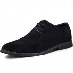 Meeste Kingad Inglismaa Trend Vabaaja Kingad Meestele Suede Oxford Pulmad Nahast Kleidikingad Meeste Sandaalid Zapatillas Hombre Pluss Suurus 46 39 must