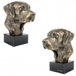 Labrador Retriever - Dog statue, bust on stone base, sculpture, trophy for dog show by Art-Dog brand