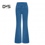 Naiste k&otilde;rge v&ouml;&ouml;kohaga teksap&uuml;ksid, kergelt &otilde;hukesed, laienevad teksad taskud risti v&ouml;&ouml;kohaga teksap&uuml;ksid t&auml;navar&otilde;ivad M helesinine v&auml;rv