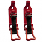 2 tk labidakinnituse hoidik metallist kronstein kummist lint Tugeva t&ouml;&ouml;v&otilde;imega tsingisulamist kiirkinnitusega veoauto RV katuseraamiga paat 17&ndash;40 mm l&auml;bim&otilde;&otilde;duga t&ouml;&ouml;riistaklamber 2pcs