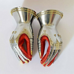 T&auml;ielik kiiver/kindad Keskaegsed 18-m&otilde;&otilde;tmelised Replika Ajaloolised Kindad