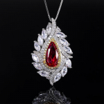 Gem Kaelakee Simulatsiooni Smaragd Ripats Paraiba Kaelakee smaragdroheline