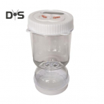 Klaasist hapukurgipurk koos kurnaga, keerake &uuml;mber, lekkekindel laia suuga disainiga toidukvaliteediga BPA-vaba &otilde;hukindel oliivi&otilde;li Kimchi liivakellakonteiner puhas