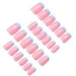 240 t&uuml;kki alasti roosa prantsuse helesinisega k&uuml;&uuml;nekleebised lihtsate ja mitmek&uuml;lgsete eemaldatavate &auml;&auml;risjoontega 240 pieces per box kuristik