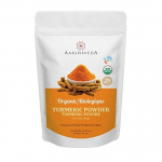 Aarshaveda Orgaaniline kurkumipulber 200 g &ndash; sertifitseeritud orgaaniline haldi, puhas antioks&uuml;dant ja p&otilde;letikuvastane supertoit, looduslik immuuns&uuml;steemi tugi