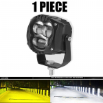 1/2tk LED-kohtvalgusti lisavalgusti objektiivi s&otilde;idulamp k&otilde;rge madal udutuli valge DC12-80V maastikus&otilde;idukile 4x4 automaasturile ATV UTV 12V 24V 1pcs