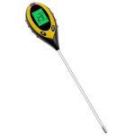 Neli-&uuml;hes elektrooniline pinnase pH, valguse, temperatuuri ja niiskuse tester 4 in 1 soil detector without batteries