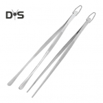 2 tk k&ouml;&ouml;gitangid 12-tollised toiduklambriga roostevabast terasest peened pintsetid sakiliste otstega koka grilli BBQ pastasalati jaoks 1 Set h&otilde;be