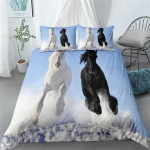 Jooksev hobune 3D voodipesukomplekt King Queen Double Full Twin Single suurus voodipesukomplekt 140x210cm 2pcs