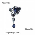 Loominguline isiksus sulam Rhinestone Vesitilk Klaas Pross Mood Naiste riided Korsage ehten&otilde;el