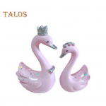 1 paar luigekujude toppers naeratav kodu kaunistamine kontrasti v&auml;rv ilus kooki kaunistus auto luige kaunistused kodukaunistused valge