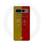 Coque Maniacase pour Google Pixel 7 Pro RCL LENS Logo fond jaune et rouge kollane