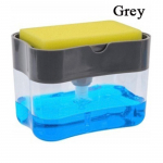 Pressi t&uuml;&uuml;p Seebikarp Svamm seebi dosaator Automaatne turustaja K&ouml;&ouml;k N&otilde;udepesumasin Seebikarp pesuaine konteiner K&ouml;&ouml;git&ouml;&ouml;riistad hall