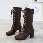 2024. aasta talvised naiste saapad Kingad 2024 vintage n&ouml;&ouml;rsaapad Naiste &uuml;marad kauboi k&otilde;rged kontsad saapad Naine Botas Mujer 41