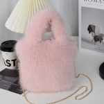 Uus pl&uuml;&uuml;sist clutch kott imitatsioon rebase juustest kandekott s&uuml;gis-talvine k&auml;ekott mitmek&uuml;lgne ketikott naiste kott 21cm heleroosa v&auml;rv