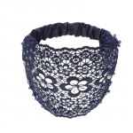 Elegantsed helmestega pitsist peapaelad naiste juuksekummidele 1 pc