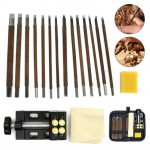 18 TK Kvaliteetne puidunikerdus puusepp K&auml;sitsisel Puidut&ouml;&ouml;tlemine Treipingid T&ouml;&ouml;riistad puidu-/kivinikerdajatele DIY k&auml;sit&ouml;&ouml;riistade komplekt 18PCS