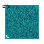 Koerte aeglane s&ouml;&ouml;tmismatt, silikoonist lakkumispadi koos iminapaga Lemmikloomadele m&otilde;eldud maiuspala Puslematt Aeglane s&ouml;&ouml;tmismatt koertele ja kassidele armee roheline v&auml;rv