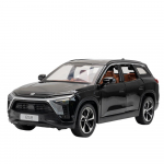 1/24 NIO ES8 MAASTUR Sulamist Uue Energia Auto Mudel Valatud Metallist M&auml;nguautod Auto Mudel K&otilde;rge Simulatsioon Heli ja Valgus Laste Kingitused must