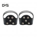 Crampons Ice Snow Traction Klambrid libisemisvastased 5 punkti haaratsid naelad k&otilde;ndimiseks s&ouml;rkimiseks matkamiseks &otilde;ues talispordiks L